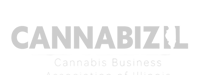 Gray text on a light background reads CANNABIZIL. Additional smaller text below is mostly illegible due to low contrast and image quality.