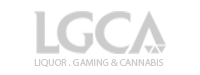 LGCA logo with the text LIQUOR, GAMING & CANNABIS underneath in gray letters on a light background.